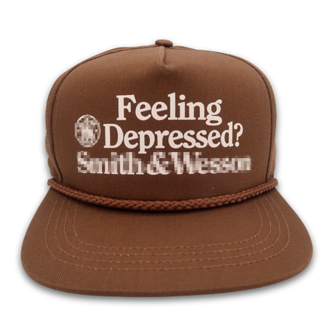 Feeling Depressed? Brown Hat