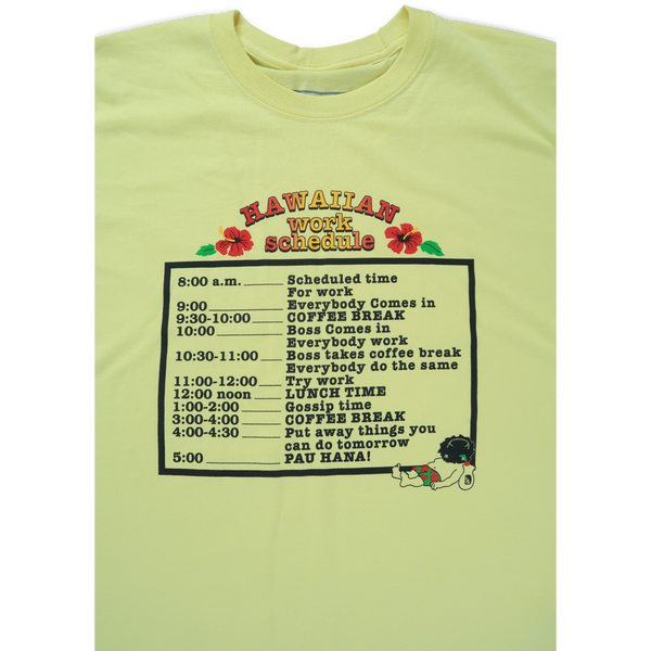 Hawaiian Schedule T-Shirt