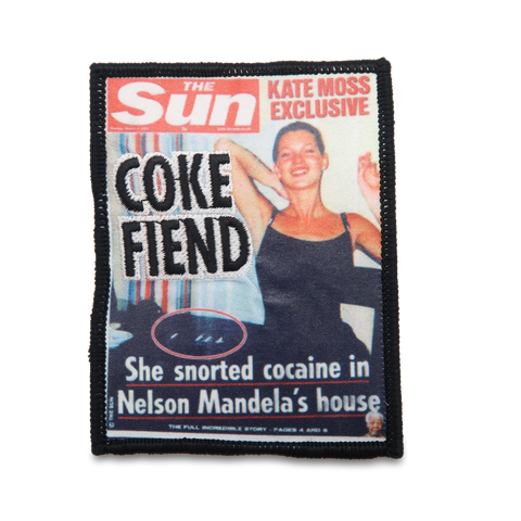 Kate Moss Coke Fiend Patch