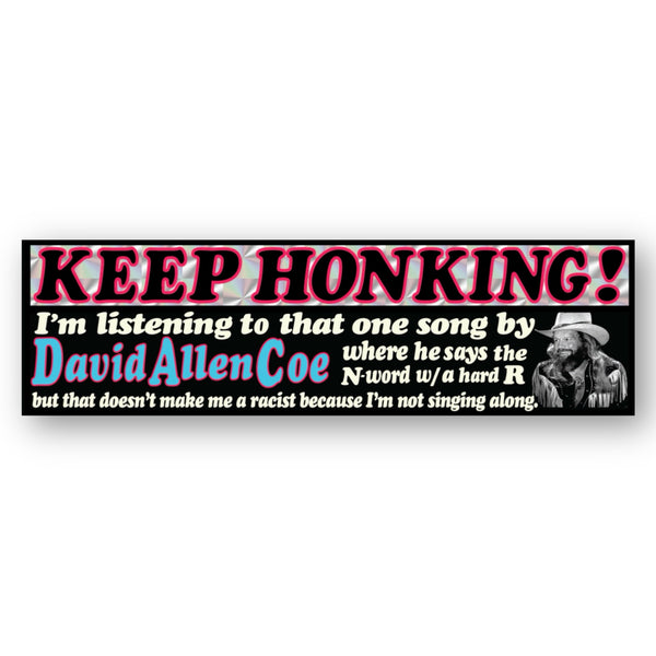 David Allen Hard R Bumper Sticker