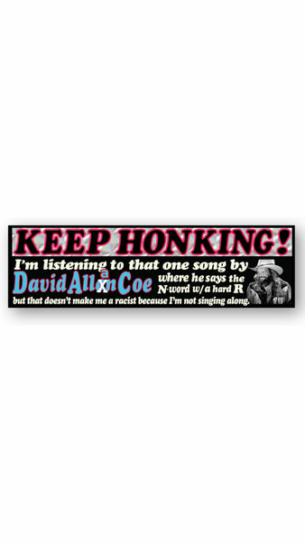 David Allan Hard R Bumper Sticker