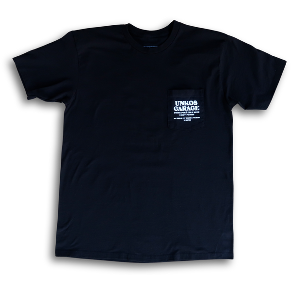 UNKO'S GARAGE "Line-UP" Pocket T-Shirt
