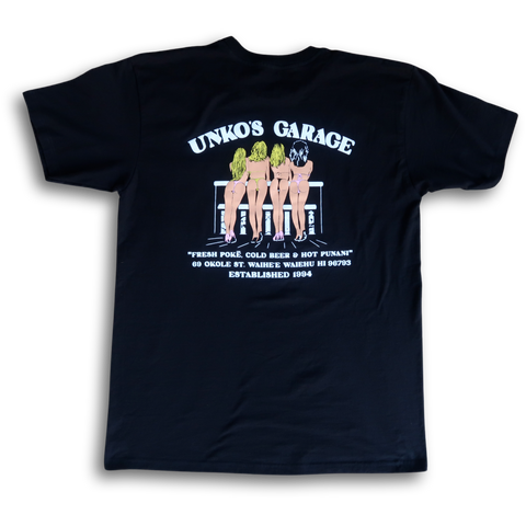 UNKO'S GARAGE "Line-UP" Pocket T-Shirt