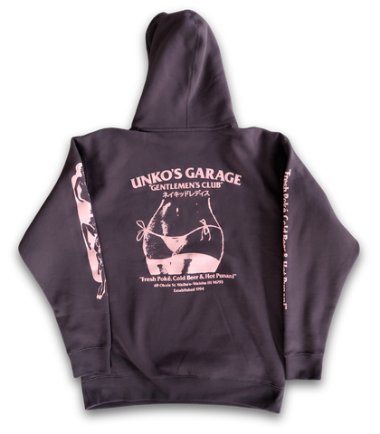 UNKO'S GARAGE Gentlemens Club Hooded Sweatshirt