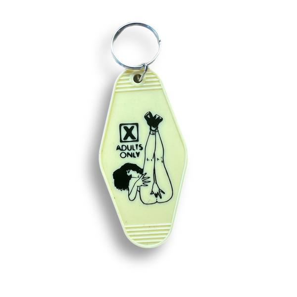 UNKO'S GARAGE Aduklts Only Gentlemen's Motel-Keychain