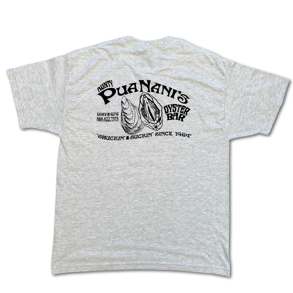 Aunty PuaNani's Oyster Shack Pocket T-Shirt