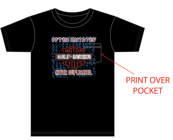NEVER DUPLICATED 永不重复 HD Pocket Tee