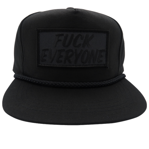 "Fuck Everyone" Black Out Patch Black Hat