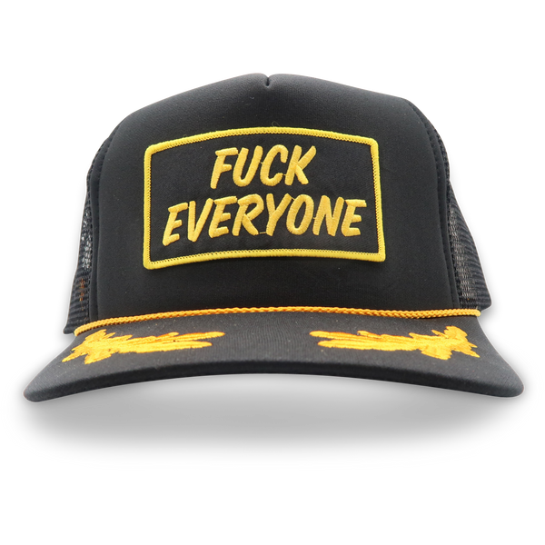 "Fuck Everyone" Patch Captain Hat
