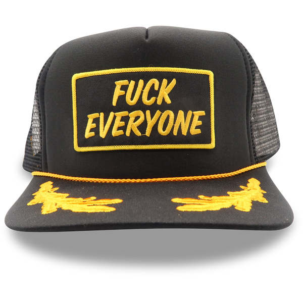 "Fuck Everyone" Patch Captain Hat