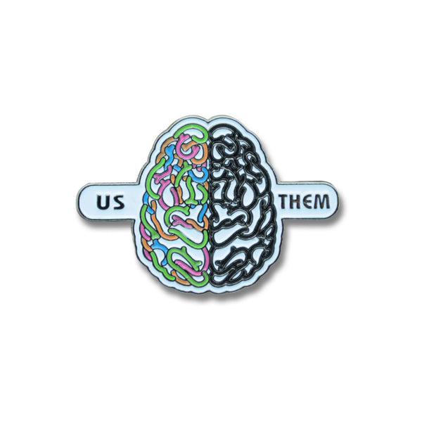 US/THEM Pin