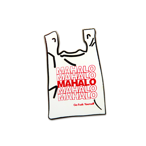 MAHALO Bag Pin