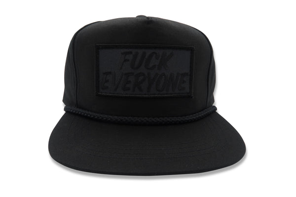 "Fuck Everyone" Black Out Patch Black Hat