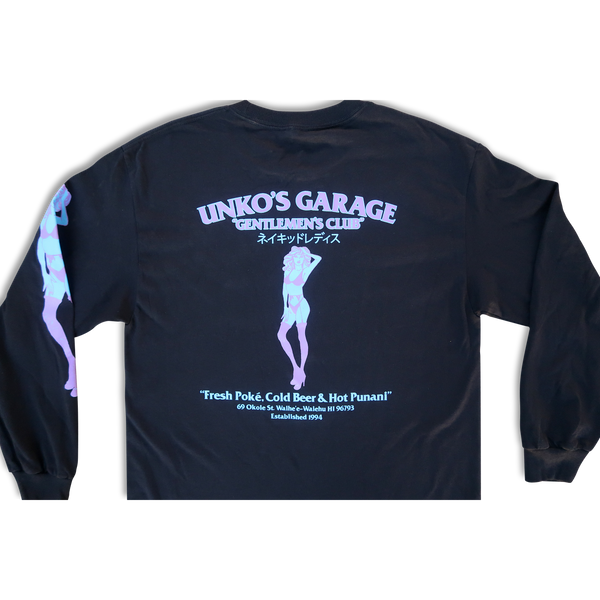 UNKO'S GARAGE Gentlemen's Club Long Sleeve T-Shirt