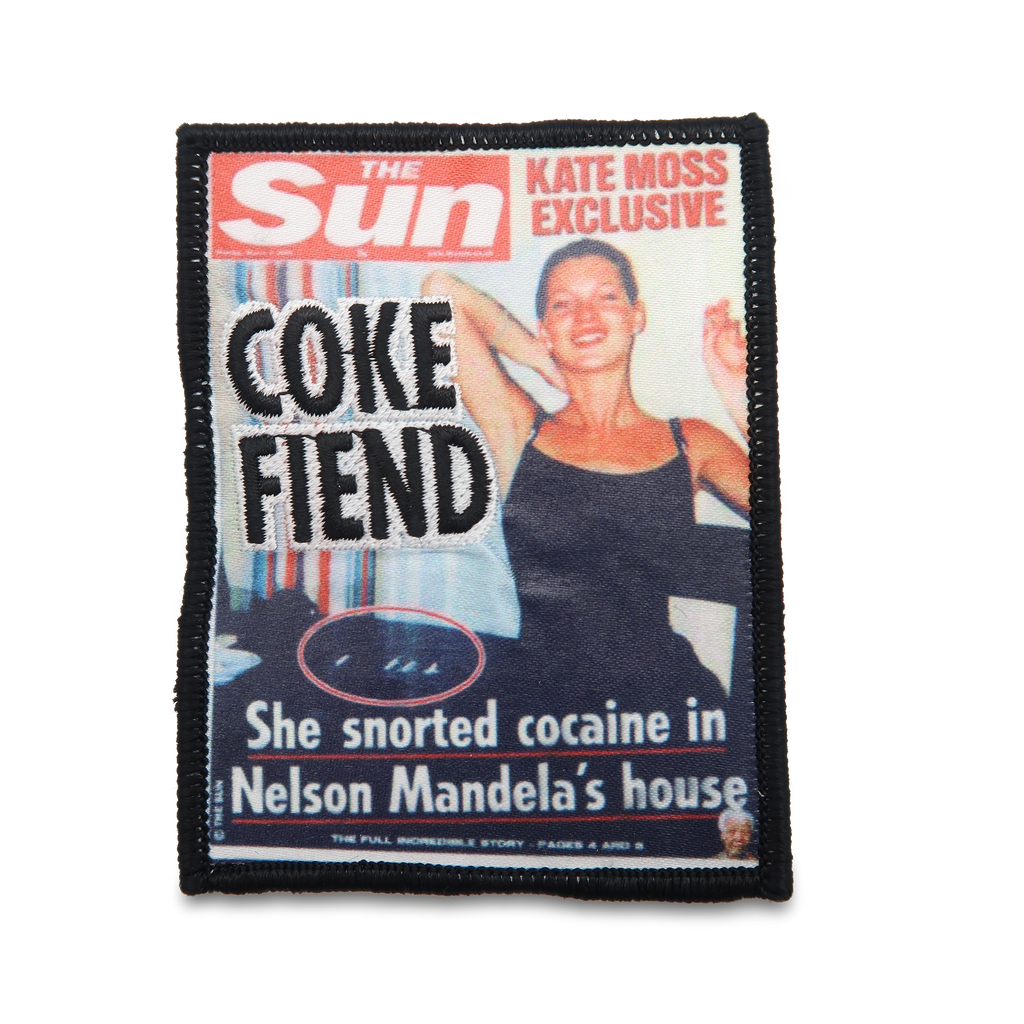 Kate Moss Coke Fiend Patch Rolling Death Maui