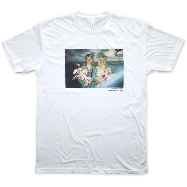 Kurt Cobain+Courtney Wedding T-Shirt